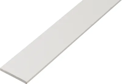 Immagine prodotto di Alberts 498788 Barra piatta, plastica, bianca, 1000 x 30 x 3 mm, set da 9