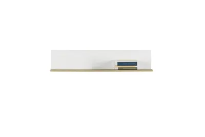 Produktbild von Furniture24 Hängeregal Wandregal Wandboard Irma IM10 Eiche/Weiß Hochglanz