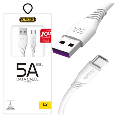 Immagine prodotto di DUDAO L2T Cavo USB 2 m USB 2.0 USB A USB C Bianco