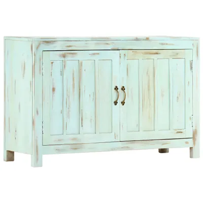 Zdjęcie produktu dla vidaXL Kredens jasnoniebieski 110×35×70 cm lite drewno mango