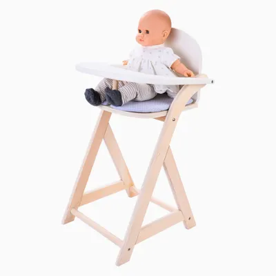 Immagine prodotto di Sedia per bambole Grigio/Bianco