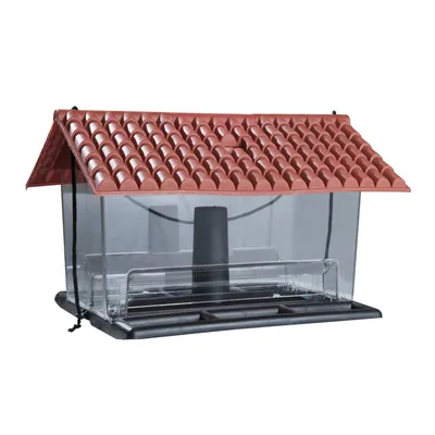 Immagine prodotto di Mangiatoia per uccelli Windhager RANCH con cordino per appenderla, 30 x 22 x 21 cm 06937