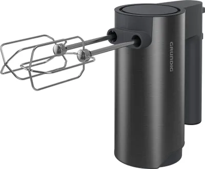 Produktbild von Grundig Delisia Novus HM 7140, Handmixer, Schwarz, Schlagen, Kneten, Mixen, Edelstahl, Edelstahl, 500 W