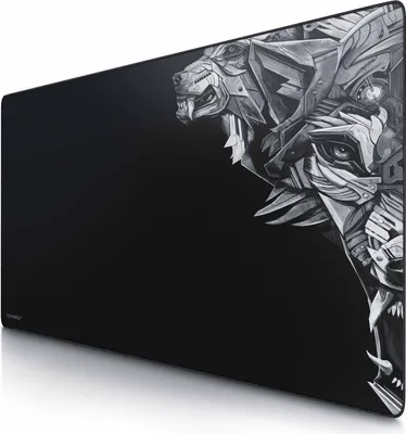 Produktbild von Titanwolf Gaming Mauspad, XXXL Speed Mousepad 1200 x 600 mm, Geschwindigkeit & Präzision, Delta