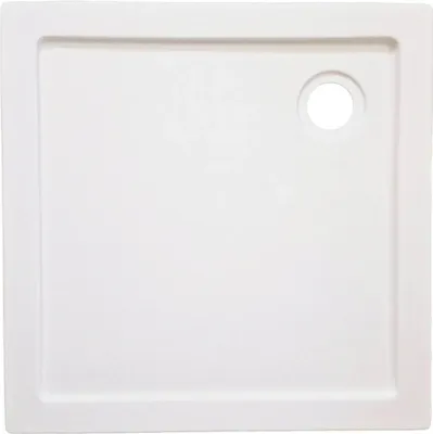 Produktbild von Acryl Brausetasse Stone White 90 x 90 cm