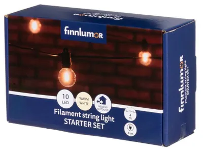 Obrázok produktu pre LED girlanda s vláknovými žiarovkami, 4 metre, teplé svetlo