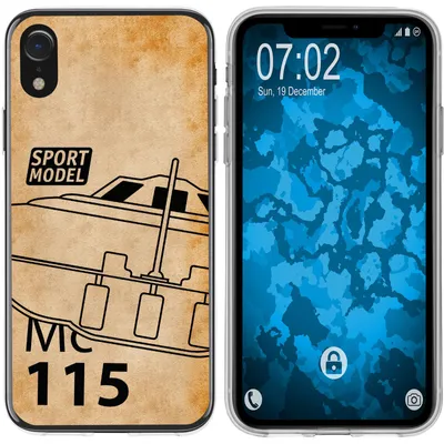 Produktbild von PhoneNatic Case kompatibel mit Apple iPhone Xr Silikon-Hülle Space U.F.O. M1