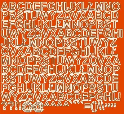 Produktbild von Selbstklebende Buchstabenaufkleber, 1,5 cm, orange matt