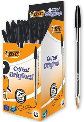 Produktbild von Famanu Kugelepen 50 Stück - Schwarz, ideal für Schreiben und Notizen