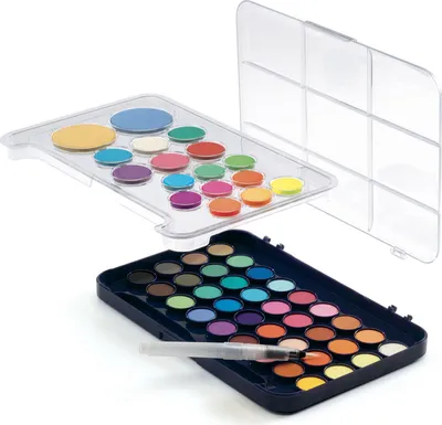 Image de La palette de l'artiste, 50 couleurs de gouache, Djeco