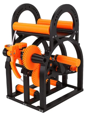 Produktbild von 3D-Drucker-Filament-Aufwickler, 3 kg in 1 kg aufteilbar, elektrischer Filament-Spulenwickler mit einstellbarer Geschwindigkeit für 20-cm-Spulen, EU-Stecker (100–240 V)