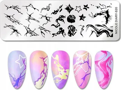 Produktbild von MARMOR Nailart Stempelplatte