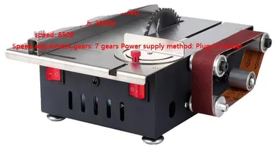 Zdjęcie produktu dla Piła stołowa, szlifierka 2-w-1, regulowana prędkość, model C-200W-a
