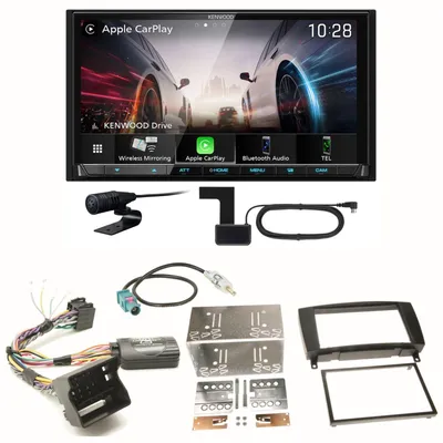 Produktbild von Kenwood DMX8021DABS Android Auto Einbauset für Mercedes CLK W209 Facelift