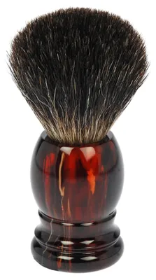 Zdjęcie produktu dla Pędzel do golenia Fantasia, model "Rein Dachs", z syntetycznym włosiem, rękojeść z tworzywa sztucznego, wysokość: 9,5 cm, opakowanie: 1 sztuka