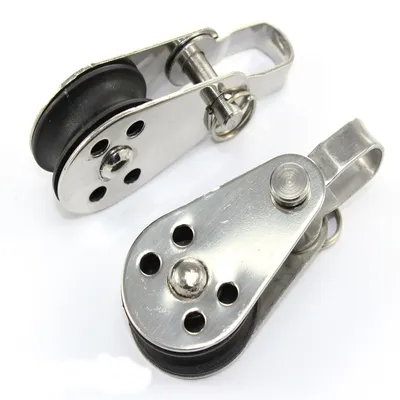 Produktbild von Seilrolle/ Blockseilrolle Edelstahl A2 25mm mit Bügel