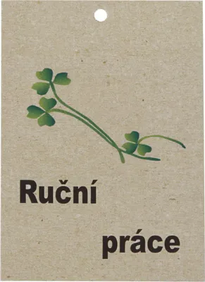 Image de Panneau fait main - lot de 6 - 50x70 mm - Vert,Beige