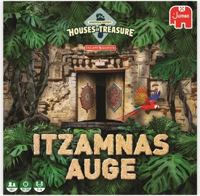 Immagine prodotto di Jumbo Spiele Gioco di società, 19839, Jonathan Eaton Case del tesoro - Ricerca di fuga - L'occhio di Itzamna