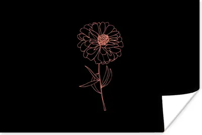 Produktbild von MuchoWow® Poster Blumen - Pastell - Rosa 180x120 cm - Fotoplakat