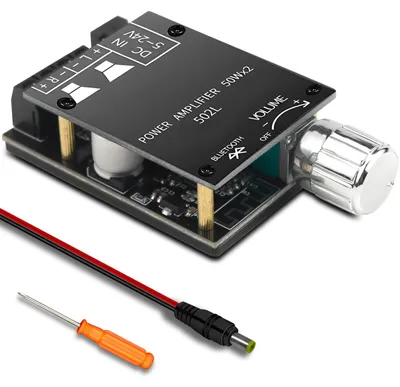 Imagen del producto de Amplificador estéreo Bluetooth Hi-Fi, 2 canales, 2 x 50 W
