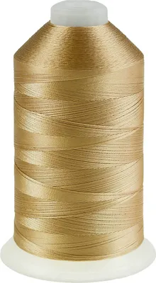 Produktbild von 3000m Nähgarn Polyester 210D/3, Farbauswahl - Sattlergarn Jeansgarn Forellenfaden, Farbe:A673 beige