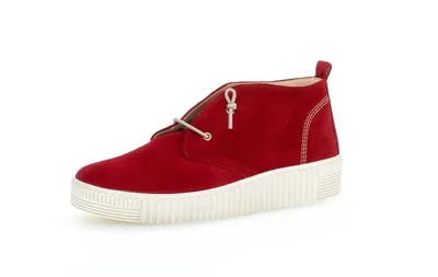 Produktbild von Gabor Jollys Damen Schnürschuhe Sportlich Gummisohle Rot