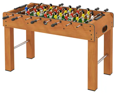 Produktbild von Tischfu?ball fš¹r Erwachsene und Kinder mit 2 B?llen, Anzeigetafel und 22 Spielern, 122 x 61 x 80,7 cm