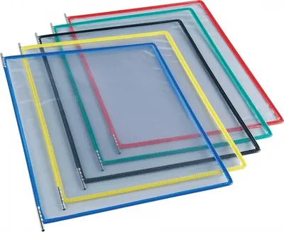 Produktbild von tarifold Sichttafel, inkl. Aufsteckreiter, farbig sortiert, DIN A4, 10/VE
