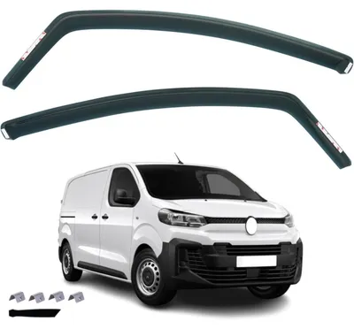 Produktbild von Satz mit 2 Windabweisern für Citroën Jumpy, Peugeot Expert, Toyota ProAce/Traveller, Fiat Scudo, Fiat Ulysse, Opel Zafira