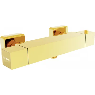 Obrázek produktu pro Mexen Cube termostatická sprchová baterie, Zlatá - 77200-50