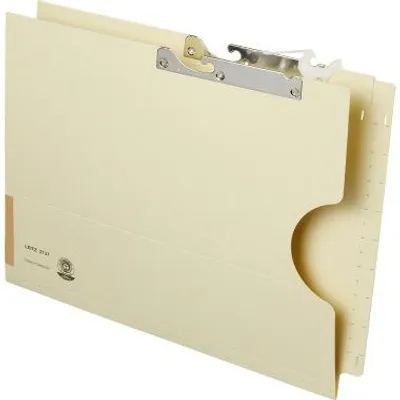 Produktbild von Leitz Pendelmappe Orgacolor® DIN A4 320g/m² Kraftkarton recycelt chamois