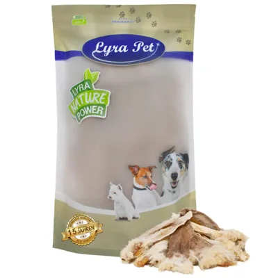 Produktbild von 1 kg Lyra Pet® Kaninchenohren mit Fell