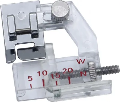 Imagen del producto de Pie prensatelas ajustable para costura, de encaje rápido, de 4,3 x 3,7 x 1,3 cm