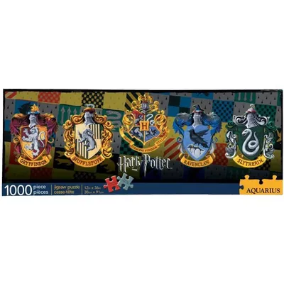Zdjęcie produktu dla Harry Potter - Puzzle 1000 elementów w ozdobnym pudełku (Hogwarts Houses)