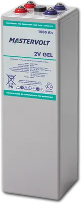 Image de Mastervolt Batterie traction SV 2V-1000Ah Traktionsgel