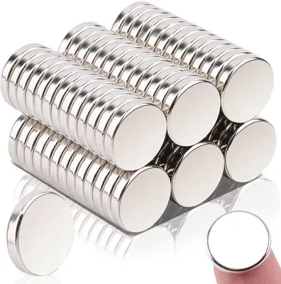 Produktbild von Starke Neodymiummagneten 15x3mm silber für Whiteboards