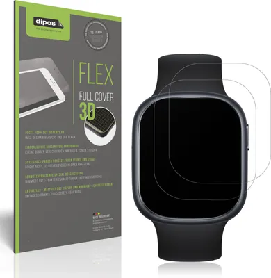 Produktbild von 2x Full Cover Schutzfolie matt für Honor Watch 4 Panzerfolie Anti-Shock
