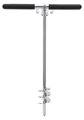 Obrázek produktu pro Kotva lodní, spirálová, z nerezové oceli, 44 cm / 17 palců, s odnímatelnou příčkou, vhodná pro kajaky, vodní skútry, plovoucí plošiny a použití na pláži. Sada kotvic 44 cm / 17 palců