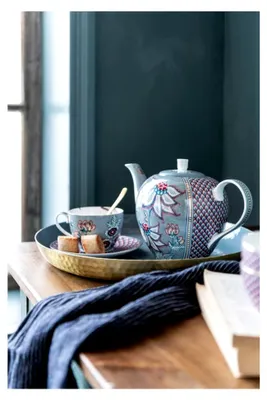 Produktbild von Flower Festival Tasse mit U. Light Blue 280ml Set2
