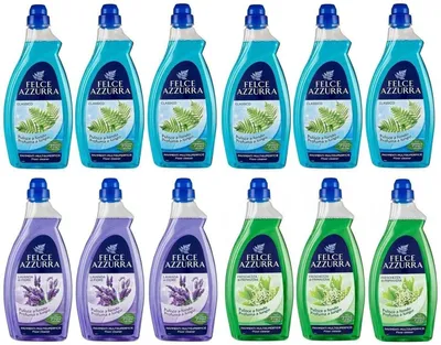 Produktbild von 12er-Pack Testpaket Paglieri Felce Azzurra Pavimenti Classico-Freschezza-Lavanda,Bodenreiniger für mehrere Oberflächen 1Lt