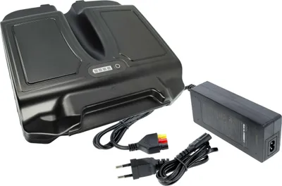 Produktbild von EXTENSILO Akku kompatibel mit Powakaddy Freeway Digital II, Freeway 2, FW5, FW3 Elektro-Trolley Caddy (40800 mAh, 14,8 V, Li-Ion, inkl. Ladegerät)