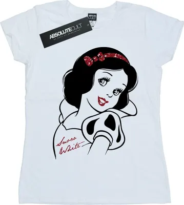 Produktbild von Disney Princess - T-Shirt für Damen BI49880 (M) (Weiß)