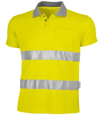 Produktbild von Qualitex Poloshirt "signal", Größe: M, Farbe: warngelb