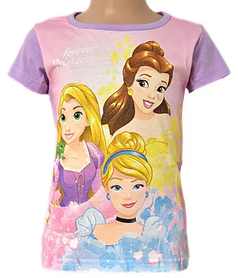 Produktbild von Disney Princess T-Shirt aus leichtem, atmungsaktivem und hautfreundlichem Material