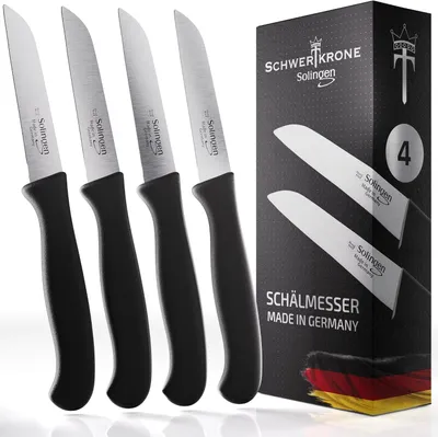 Productafbeelding van Dunschiller - Set van 4 - Lengte 7,5 cm - Lemmet 7,5 cm - Kunststof - Vaatwasserbestendig