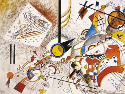 Obrázek produktu pro Wassily Kandinsky Art Print Picture - Bez názvu, 1923 (60 x 80 cm)