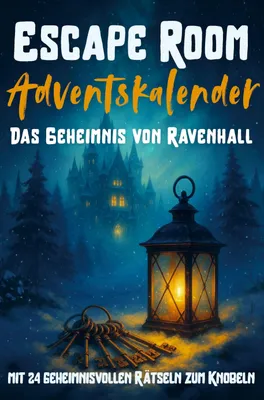 Produktbild von Escape Room Adventskalender für Teenager - Das Geheimnis von Ravenhall