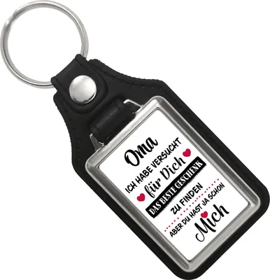 Produktbild von Oma - das beste Geschenk für dich bin ich Schlüsselanhänger mit