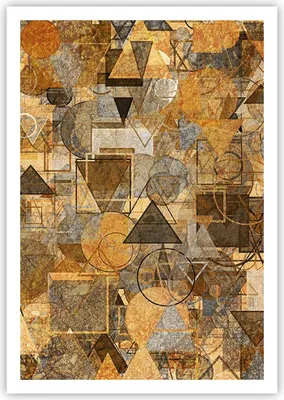 Produktbild von Poster - Poster ohne Rahmen - Abstraktion modern - 70x100 cm - Wand Bild - Wanddeko - Wandbilder - Kunstposter - Wandposter - Bilder - Kunstdruck - Wanddekoration - Wandbild - P2XPA70x100-4021