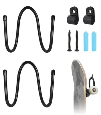 Obrázek produktu pro Držák na skateboard/longboard, 2 kusy, se šrouby, vhodný pro skateboard, longboard a kytaru